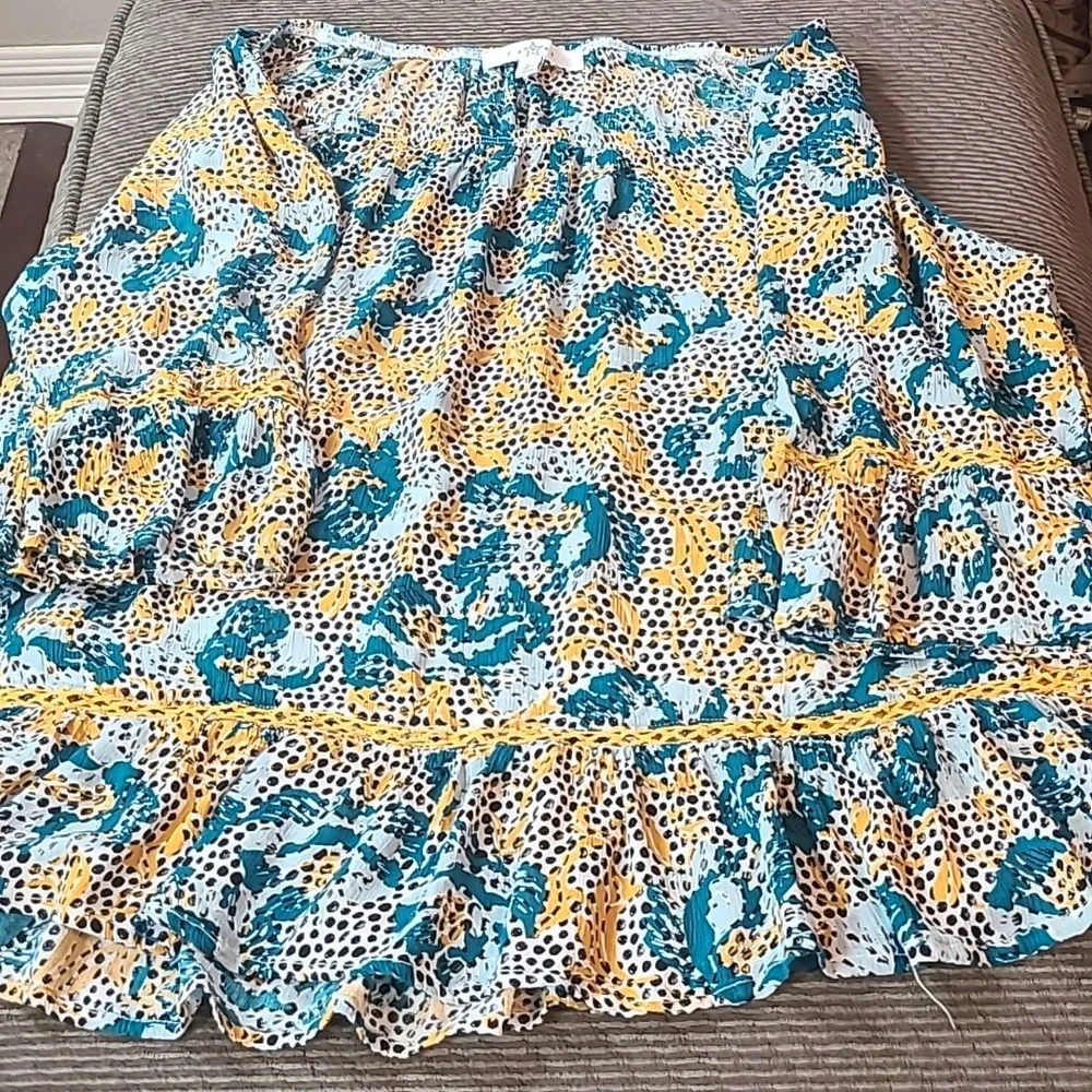 Fever Mixed Prints Blouse - Picture 12 of 12